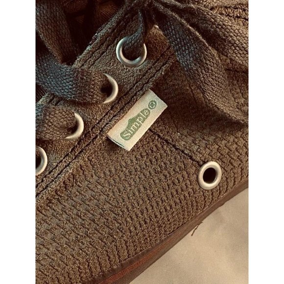 Womans Retro SIMPLE Canvas Tie Up Sneakers  Smoke free - Picture 4 of 5